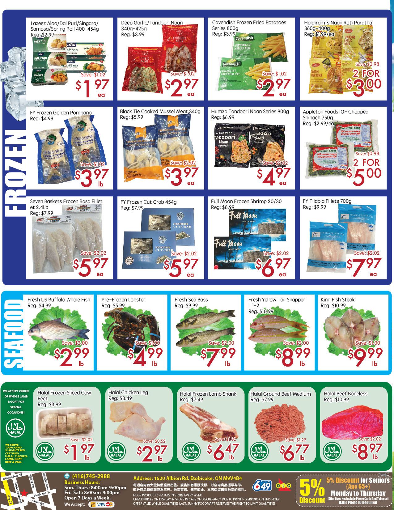Sunny Foodmart (Etobicoke) Flyer October 16 to 22