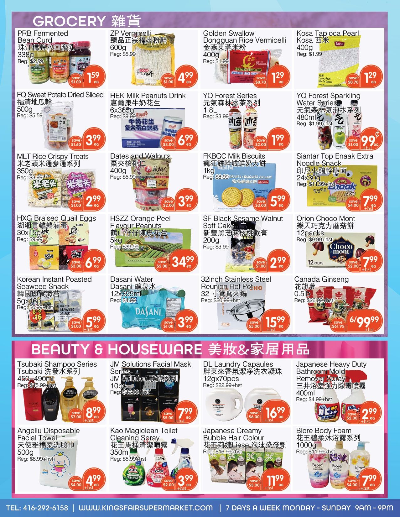 Kings Fair Supermarket Flyer October 15 to 21