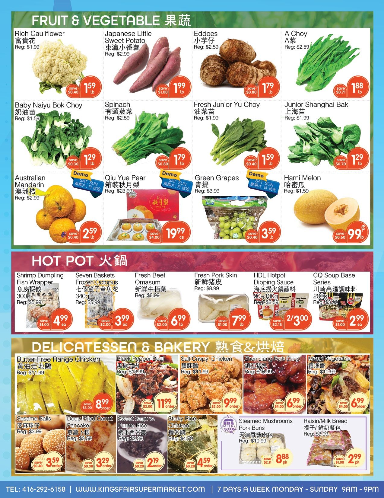 Kings Fair Supermarket Flyer October 15 to 21