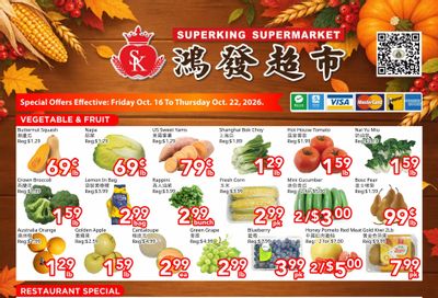 Superking Supermarket (North York) Flyer October 16 to 22