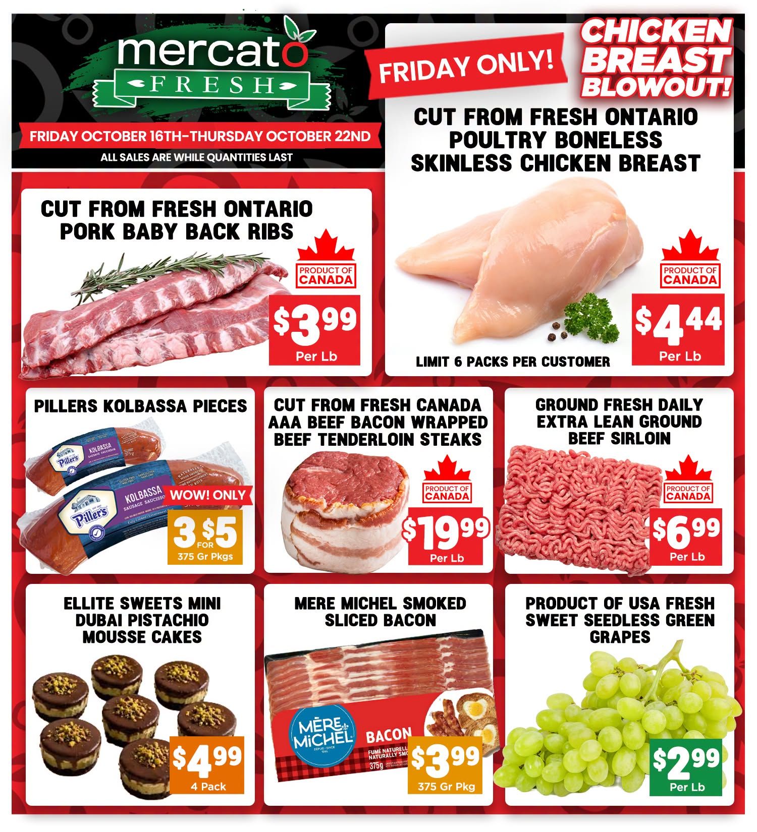 Mercato Fresh Flyer October 16 to 22