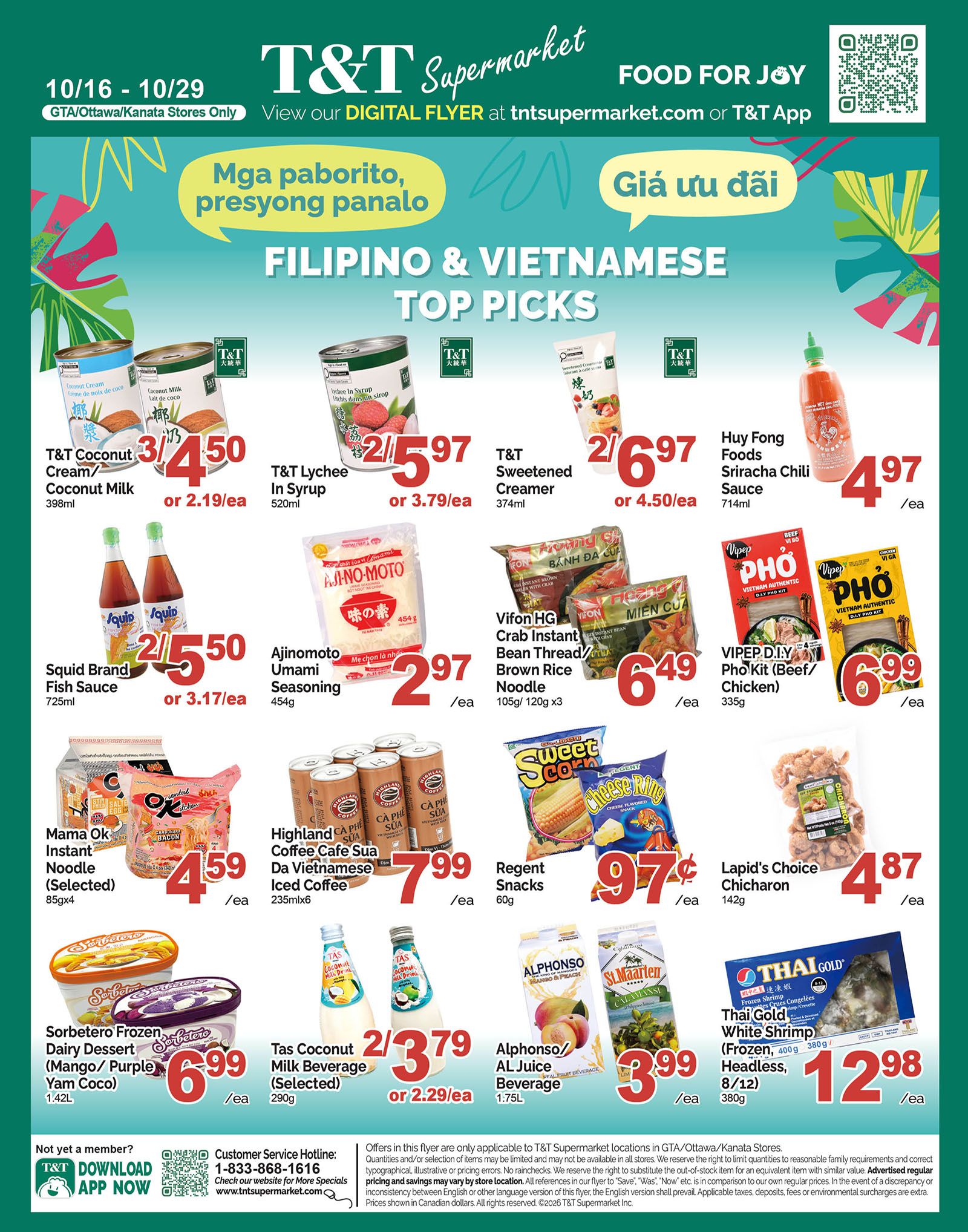 T&T Supermarket (Ottawa & Kanata) Flyer October 16 to 22