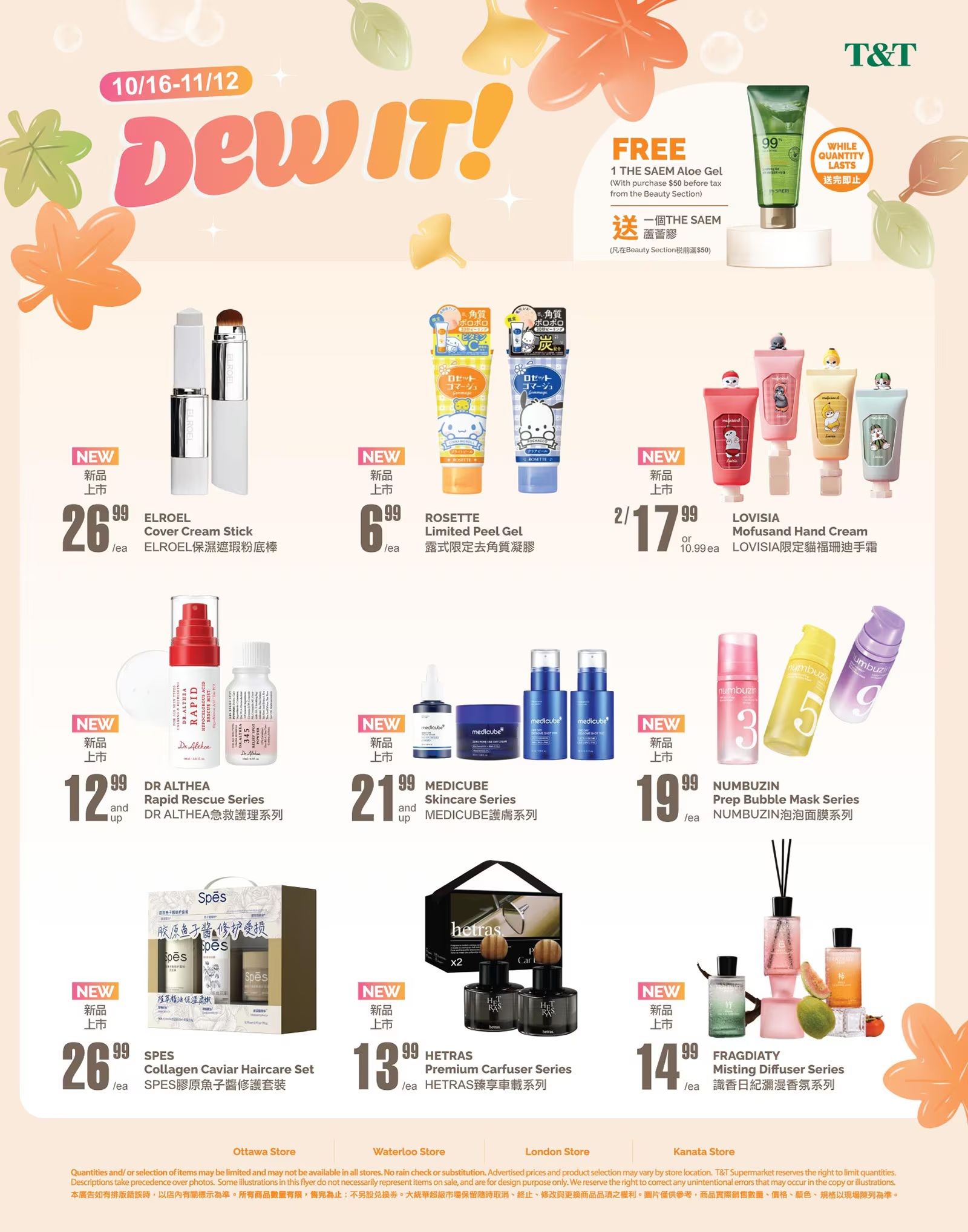 T&T Supermarket (Ottawa & Kanata) Flyer October 16 to 22