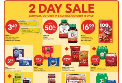 Shoppers Drug Mart Canada: 20x The PC Optimum Points October 16th & 17th or 25x When You Pay With A PC Financial Card