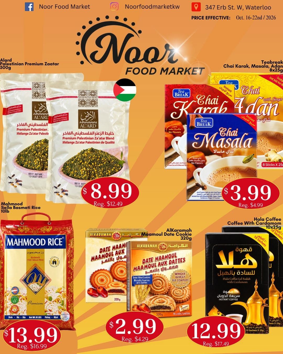 Noor Food Market Flyer October 16 to 22