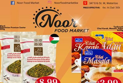Noor Food Market Flyer October 16 to 22