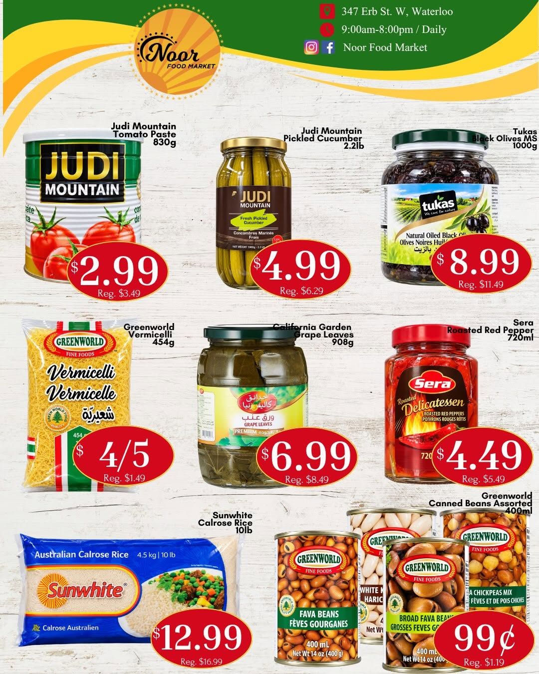 Noor Food Market Flyer October 16 to 22