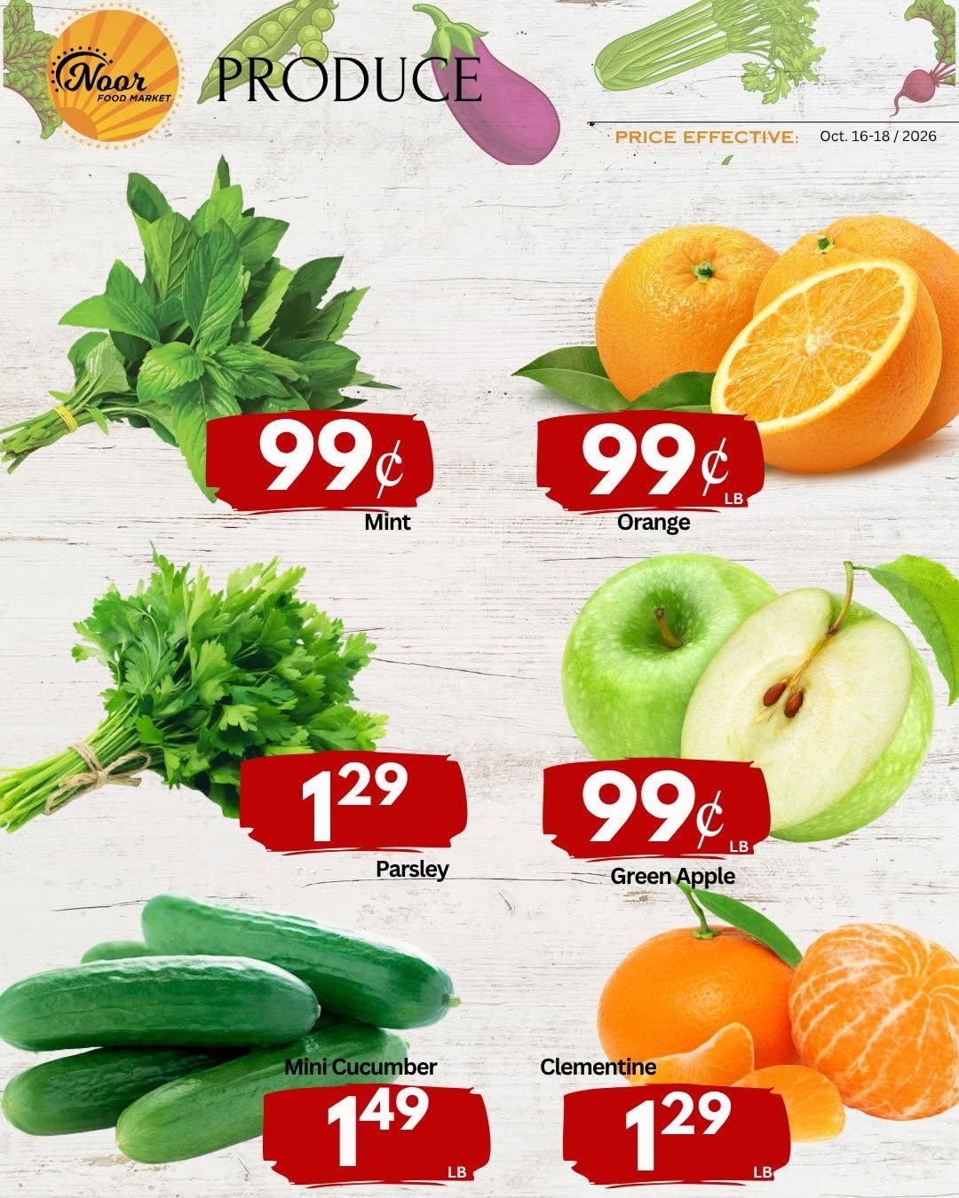Noor Food Market Flyer October 16 to 22