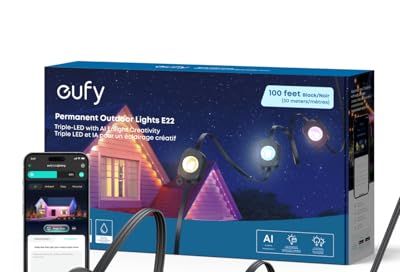 Anker eufy Permanent Outdoor Lights E22, 100 ft with 60 Triple-LED Lights