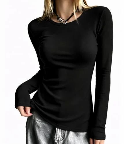Amazon.ca: Women's Cotton Modal Long Sleeve Shirt Crew Neck Thermal Undershirt Amazon.ca: Women's Cotton Modal Long Sleeve Shirt Crew Neck Thermal Undershirt