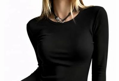 Amazon.ca: Women's Cotton Modal Long Sleeve Shirt Crew Neck Thermal Undershirt