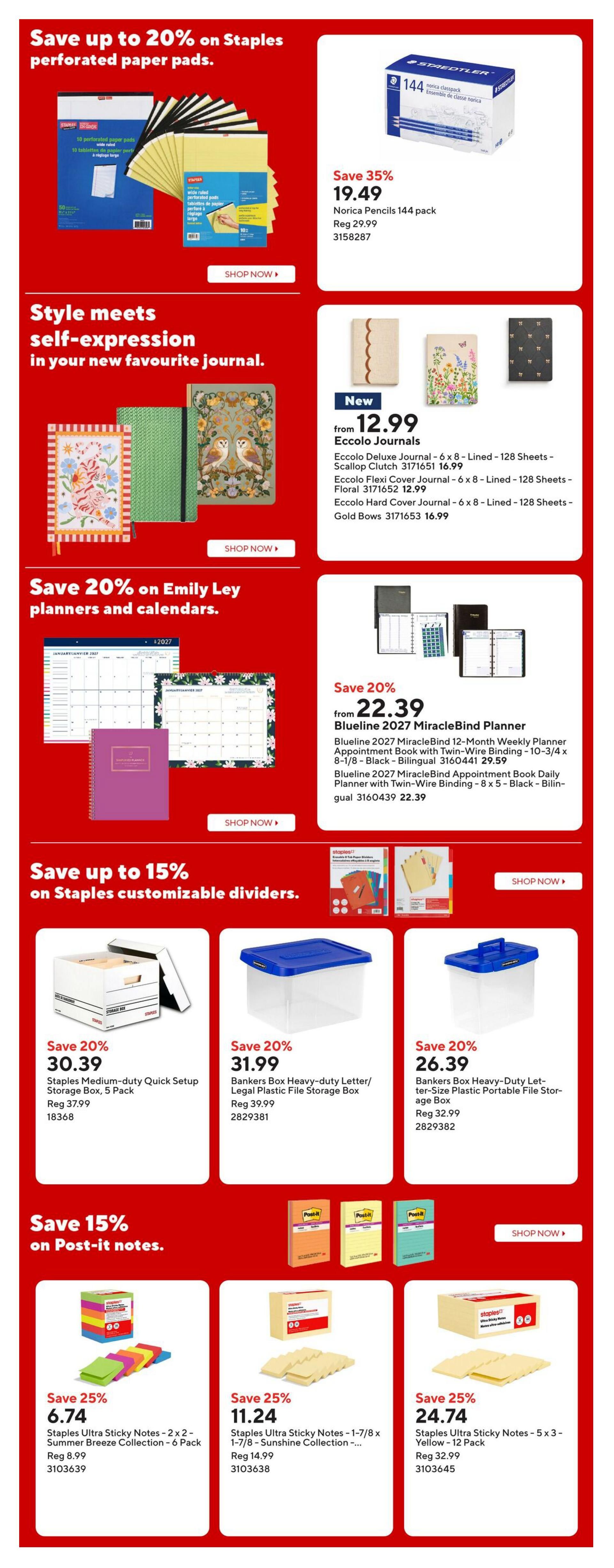Staples Flyer October 16 to 22