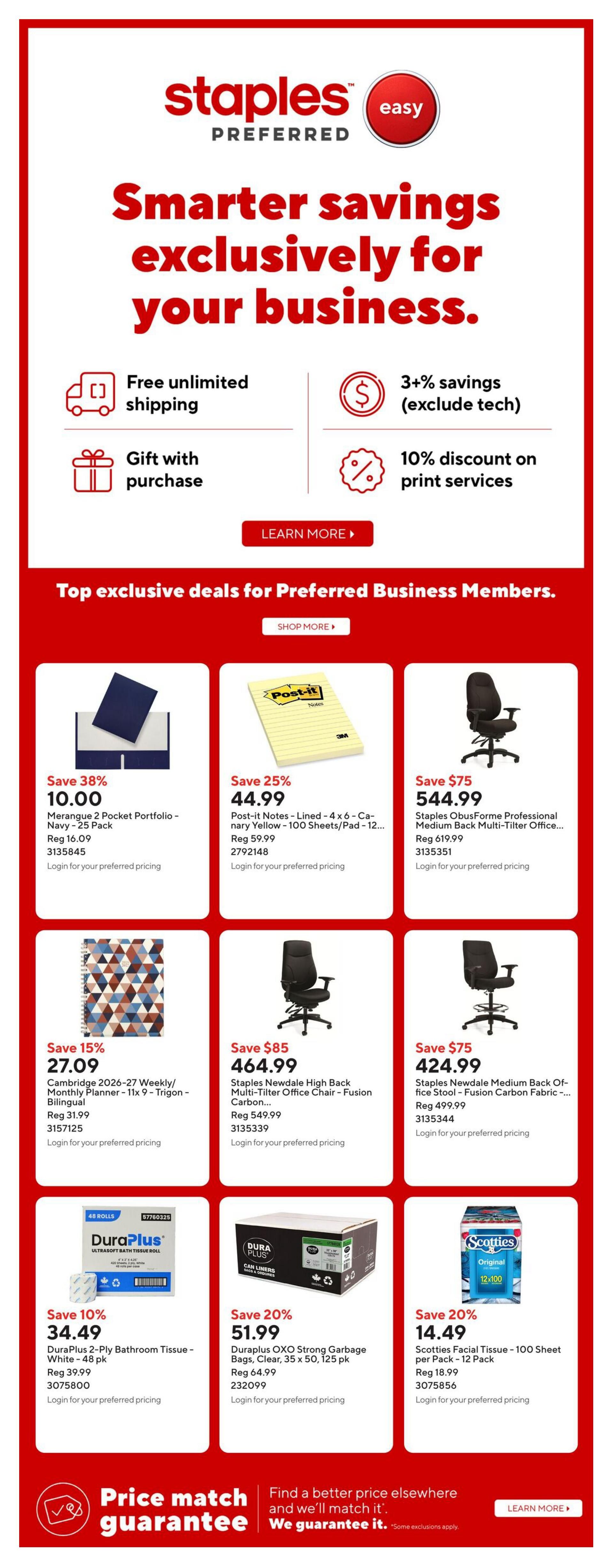Staples Flyer October 16 to 22