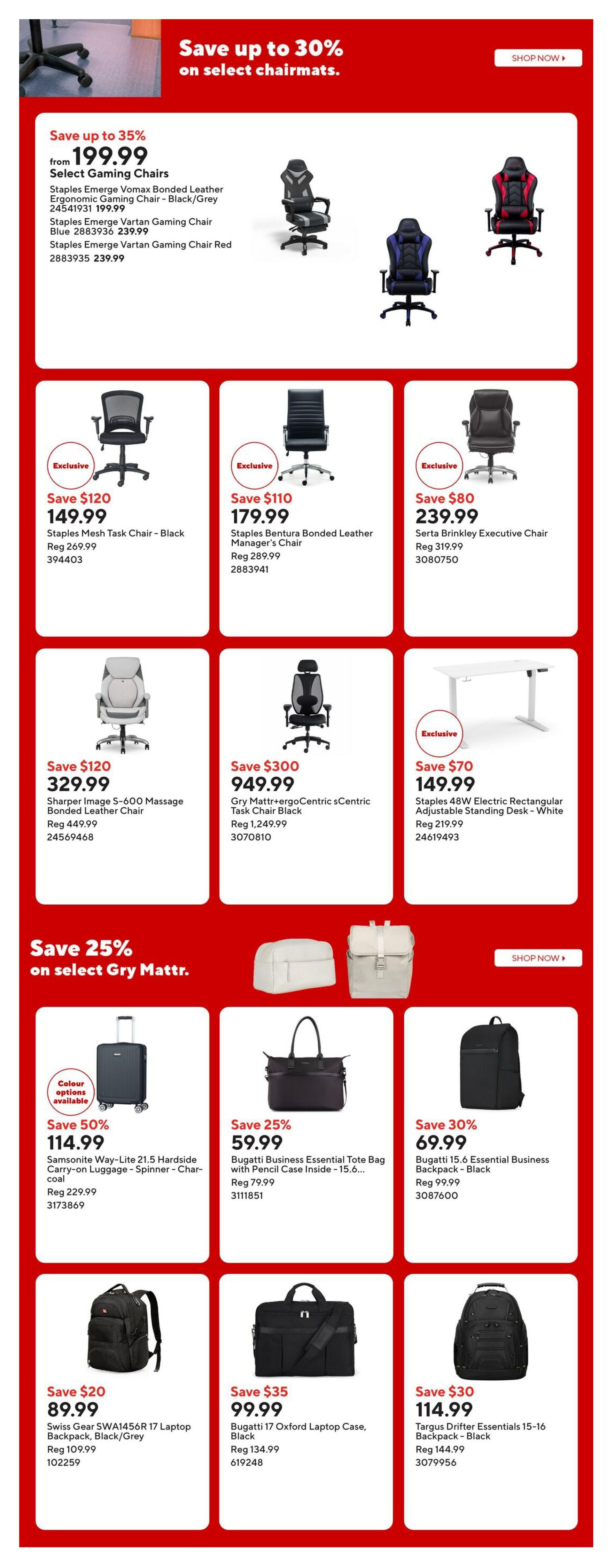 Staples Flyer October 16 to 22