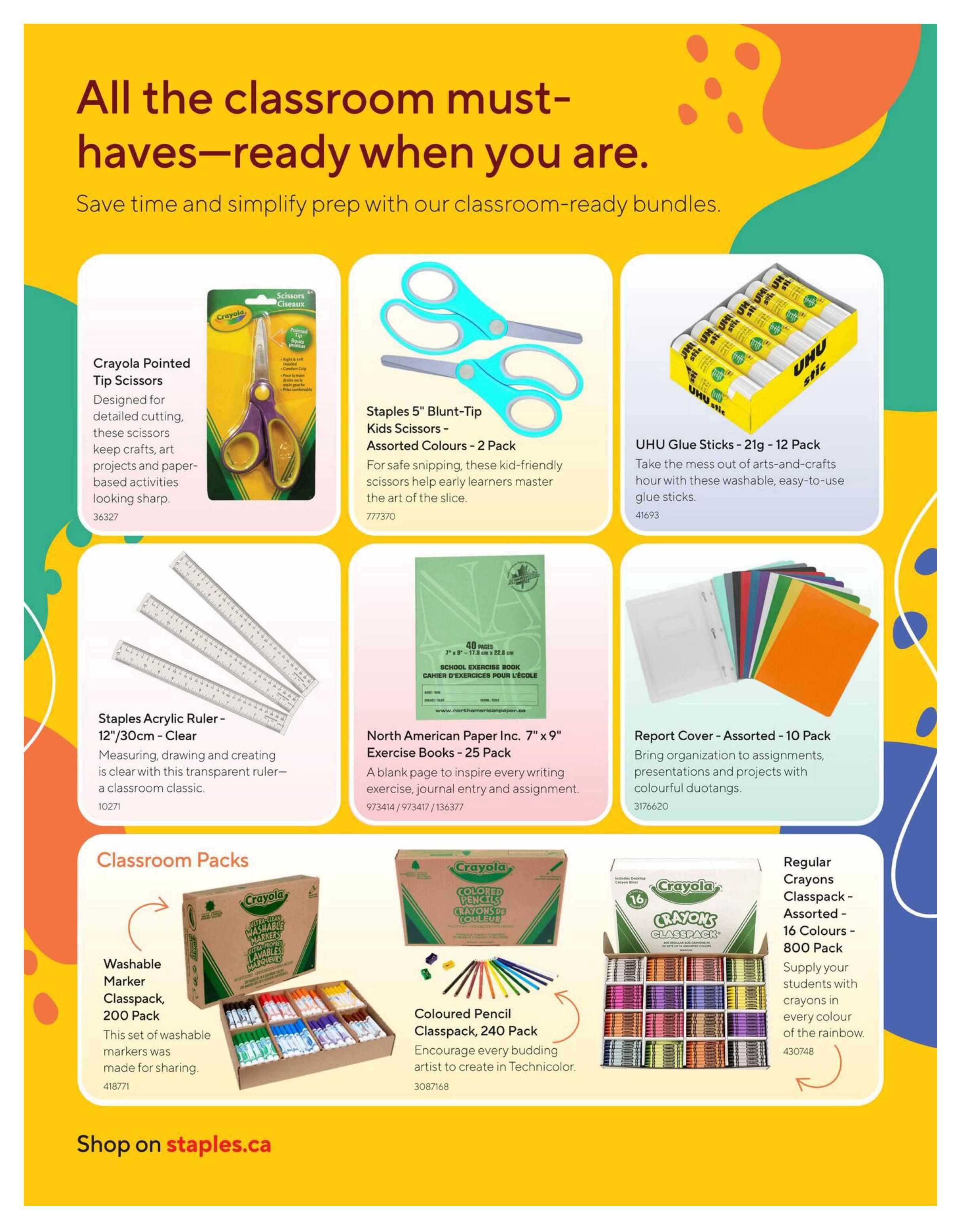 Staples Business Flyer October 16 to December 31