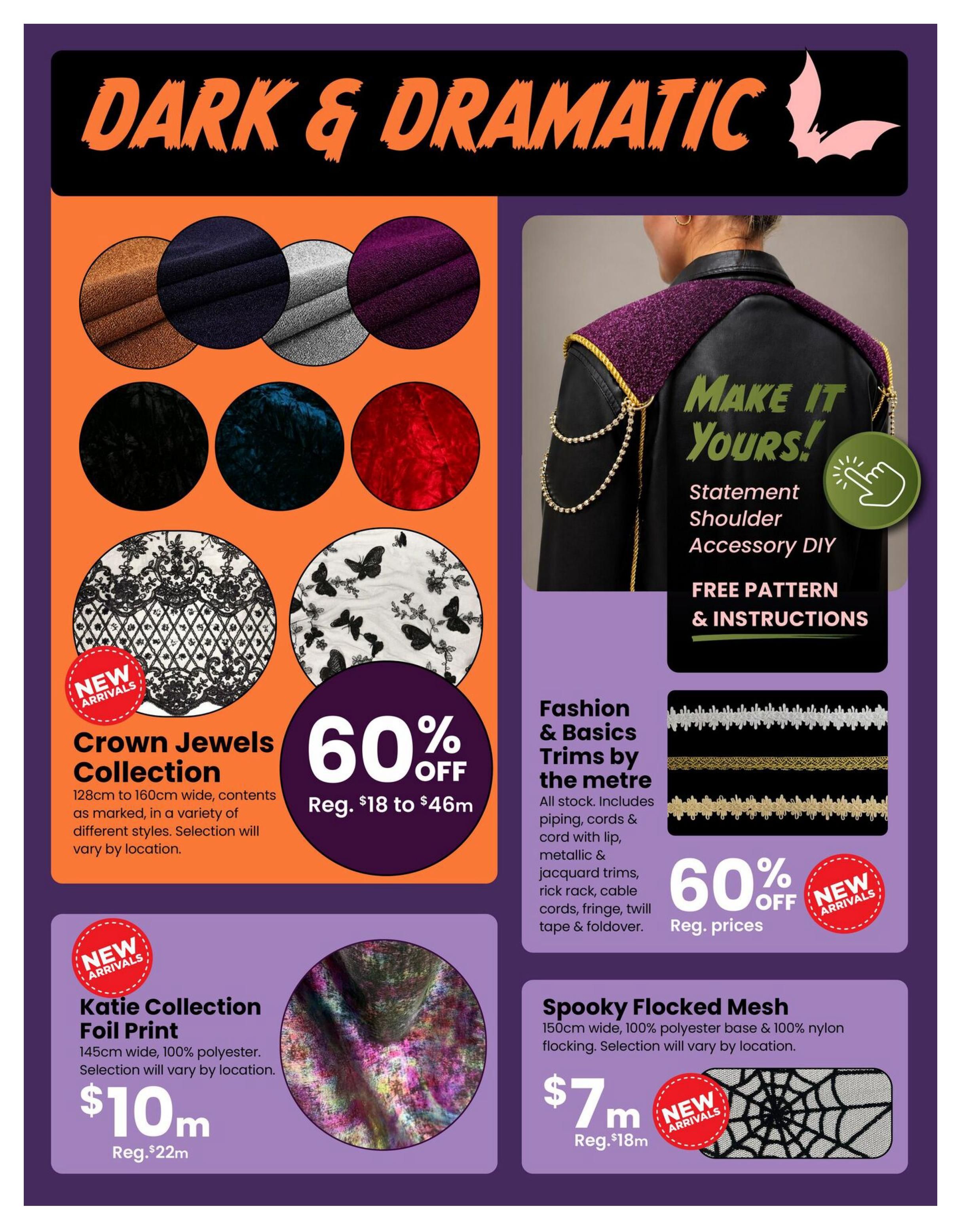 Fabricland (West) Flyer October 16 to 31