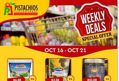 Pistachios Supermarket Flyer October 16 to 21