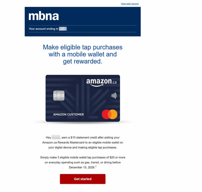 $10 statement credit for 3 $20 transactions after setting up Apple Pay/ Google Pay on mobile wallet $10 statement credit for 3 $20 transactions after setting up Apple Pay/ Google Pay on mobile wallet