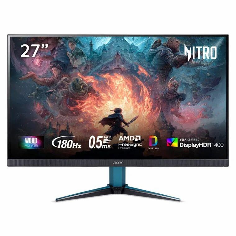 Acer Nitro 27" WQHD 2560x1440 IPS 180Hz 0.5ms Gaming Monitor - $159.99 Acer Nitro 27" WQHD 2560x1440 IPS 180Hz 0.5ms Gaming Monitor - $159.99