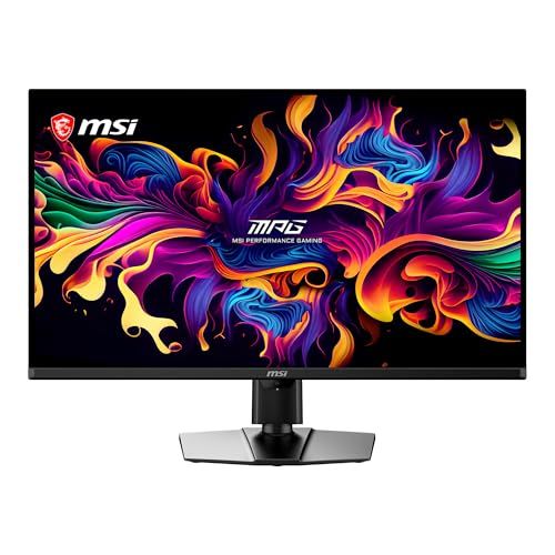 MSI MPG 322UR QD-OLED X24 32 Inch 4K UHD Gaming Monitor - 3840 x 2160 Penta Tandem OLED Panel, 240Hz / 0.03ms, 99% DCI-P3, ΔE≤2, DisplayHDR True Black 400, KVM, RGB - DP 2.1a, HDMI 2.1, USB Type-C 98W
