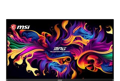 MSI MPG 322UR QD-OLED X24 32 Inch 4K UHD Gaming Monitor - 3840 x 2160 Penta Tandem OLED Panel, 240Hz / 0.03ms, 99% DCI-P3, ΔE≤2, DisplayHDR True Black 400, KVM, RGB - DP 2.1a, HDMI 2.1, USB Type-C 98W