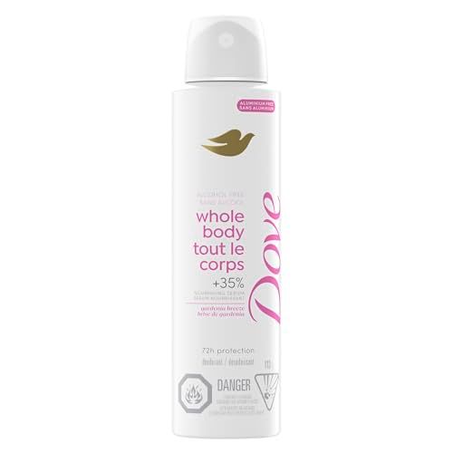 Dove Whole Body Deodorant Spray Gardenia Breeze 72H Protection, 113g Dove Whole Body Deodorant Spray Gardenia Breeze 72H Protection, 113g