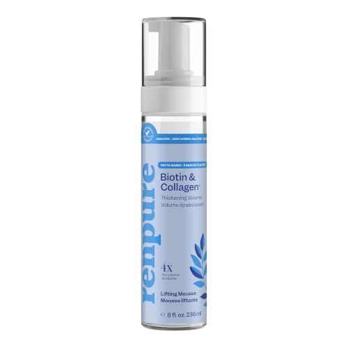Renpure Biotin & Collagen Thickening Volume Mousse for Fine/Limp Hair 236ml