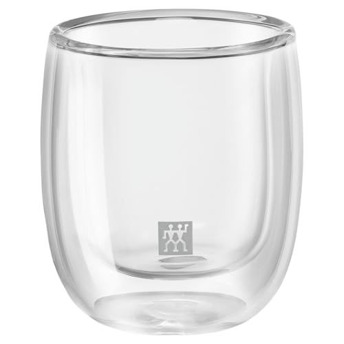 ZWILLING Sorrento 2 Piece Insulated Double-Wall Cup Espresso Glass Set, Single-Shot 80mL ZWILLING Sorrento 2 Piece Insulated Double-Wall Cup Espresso Glass Set, Single-Shot 80mL