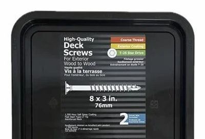 Costco: FasenX #8 3" Deck Screws T-25 Star Drive 920 Ct