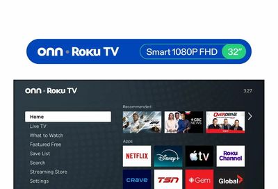 Walmart: YMMV $89 onn 31.5” 1080P FHD Smart Roku TV