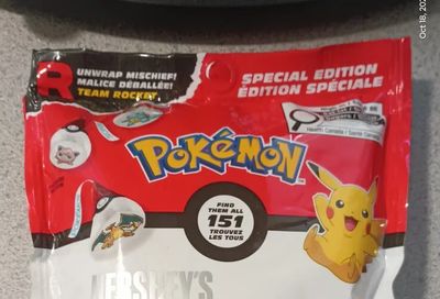 Walmart: Hershey's kisses special edition Pokemon 180 g $1.48 YMMV