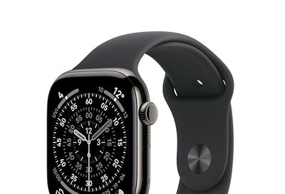 Apple Watch Series 11 [GPS + Cellular 46mm] Smartwatch with Slate Case and Black Sport Band - M/L. Sleep Score, Fitness Tracker, Health Monitoring, Always-On Display, Water-Resistant