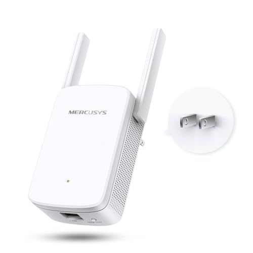 MERCUSYS ME30, AC1200 Dual Band WiFi Range Extender | Boosts Coverage, One-Touch WPS Setup, Access Point Mode, 867Mbps 5GHz + 300Mbps 2.4GHz, 2 External Antennas