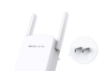MERCUSYS ME30, AC1200 Dual Band WiFi Range Extender | Boosts Coverage, One-Touch WPS Setup, Access Point Mode, 867Mbps 5GHz + 300Mbps 2.4GHz, 2 External Antennas