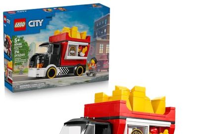LEGO City Fries Food Truck 60488 | Building Toys for Boys & Girls, Ages 5+, Toy Truck for Pretend Play, 2 Minifigures, 216 Pieces, Gift for Birthdays