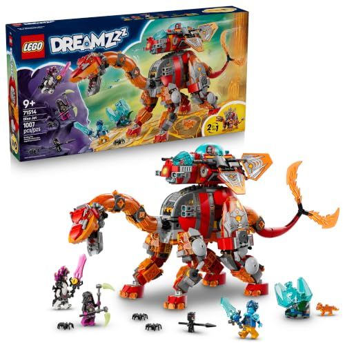 LEGO DREAMZzz Dino Jet 71514 | Building Toys for Boys & Girls, Ages 9+, 2 Building Options, 4 Minifigures, 1007 Pieces, Gift for Birthdays LEGO DREAMZzz Dino Jet 71514 | Building Toys for Boys & Girls, Ages 9+, 2 Building Options, 4 Minifigures, 1007 Pieces, Gift for Birthdays