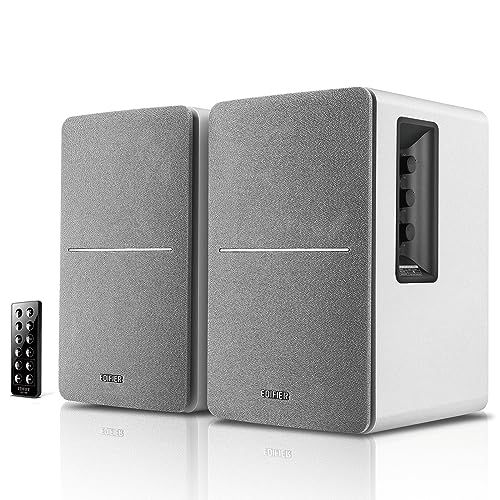 Edifier R1280DB Powered Bluetooth Bookshelf Speakers - Optical Input - Wireless Studio Monitors - 4 Inch Near Field Speaker - 42w RMS (White) Edifier R1280DB Powered Bluetooth Bookshelf Speakers - Optical Input - Wireless Studio Monitors - 4 Inch Near Field Speaker - 42w RMS (White)