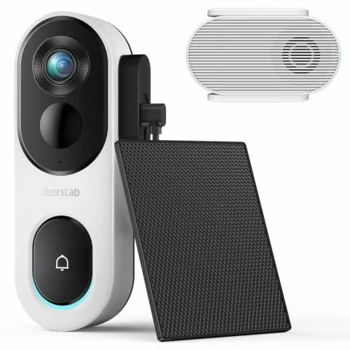 Amazon.ca: BOTSLAB 810SE Solar Doorbell Camera: 2K HDR, 180° View, Solar Charging – $62.39 Amazon.ca: BOTSLAB 810SE Solar Doorbell Camera: 2K HDR, 180° View, Solar Charging – $62.39