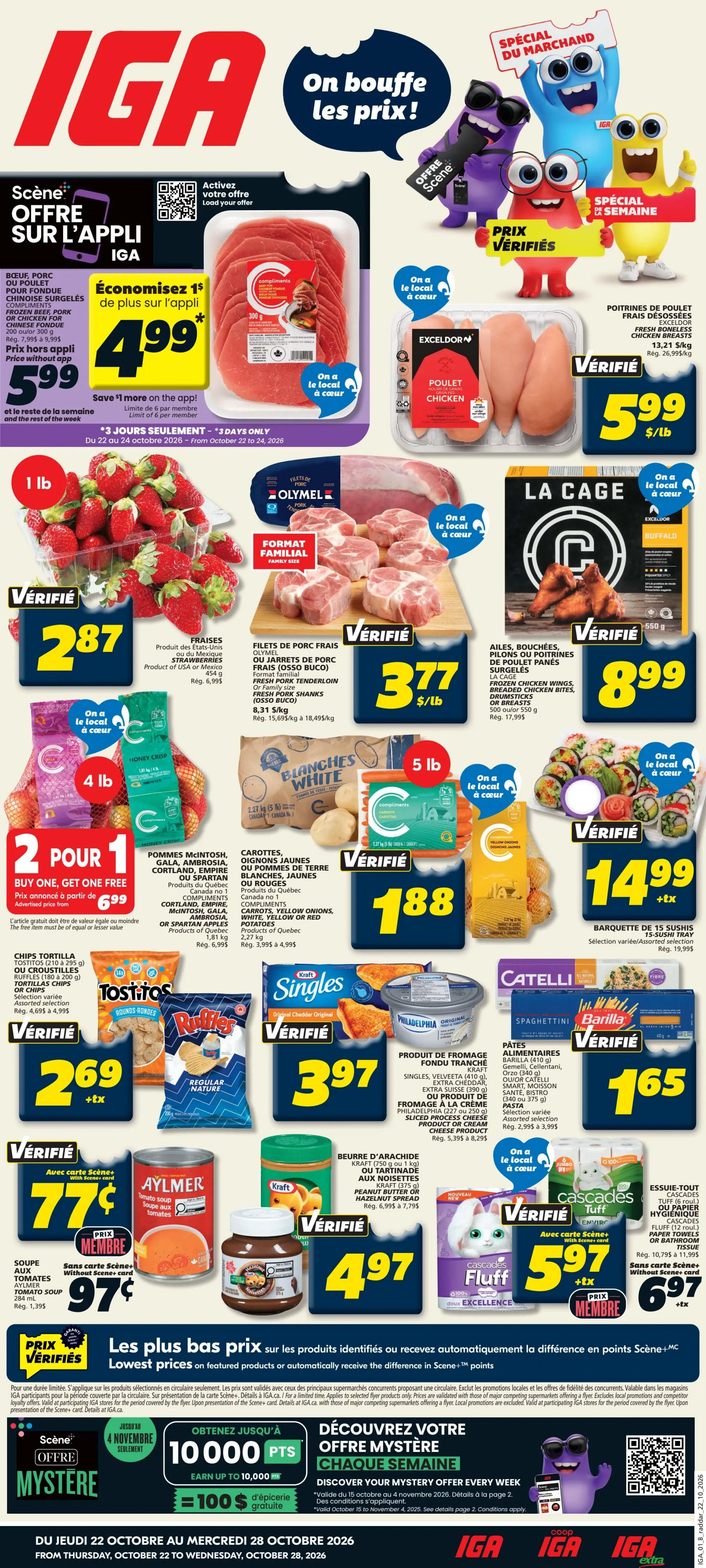 IGA (QC) Flyer October 22 to 28