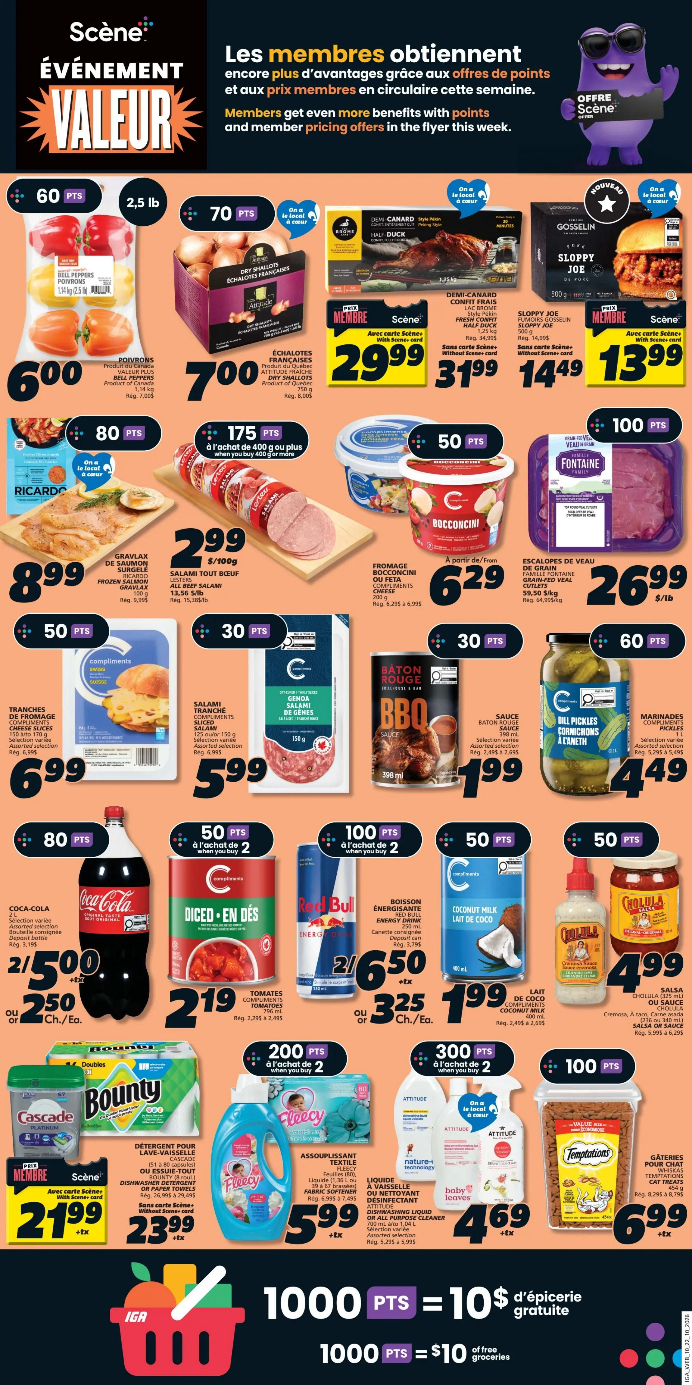 IGA (QC) Flyer October 22 to 28