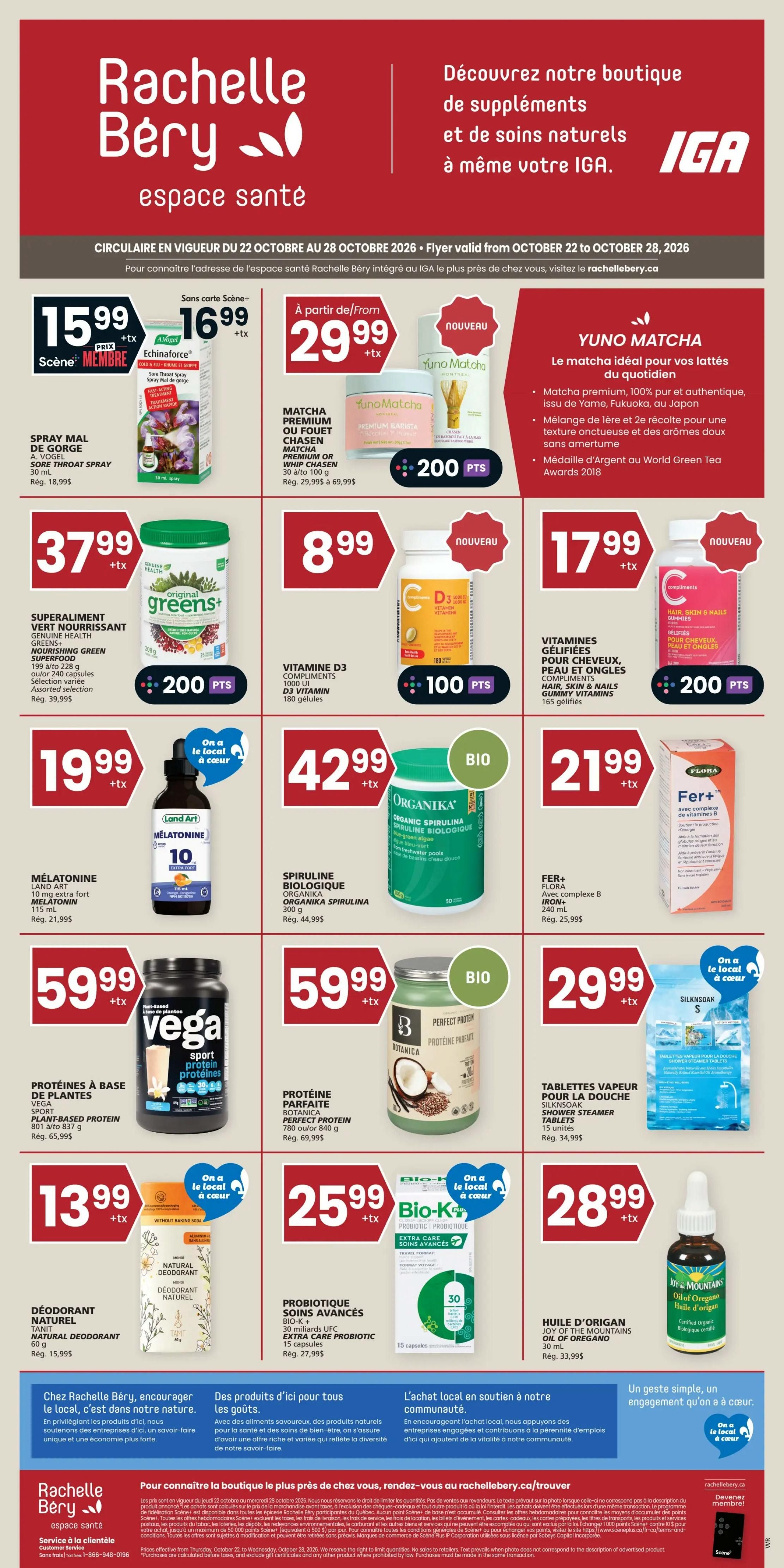 IGA (QC) Flyer October 22 to 28