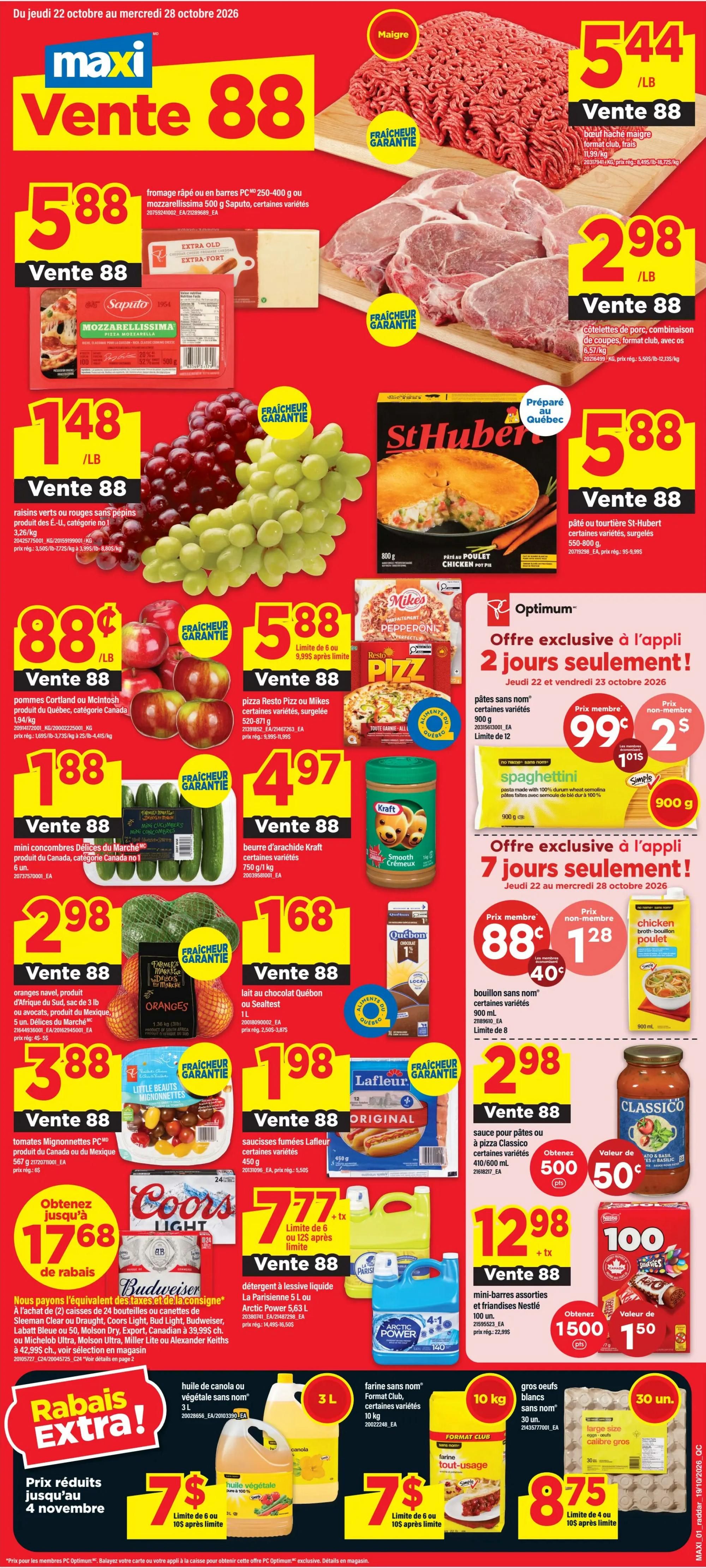 Maxi Flyer October 22 to 28