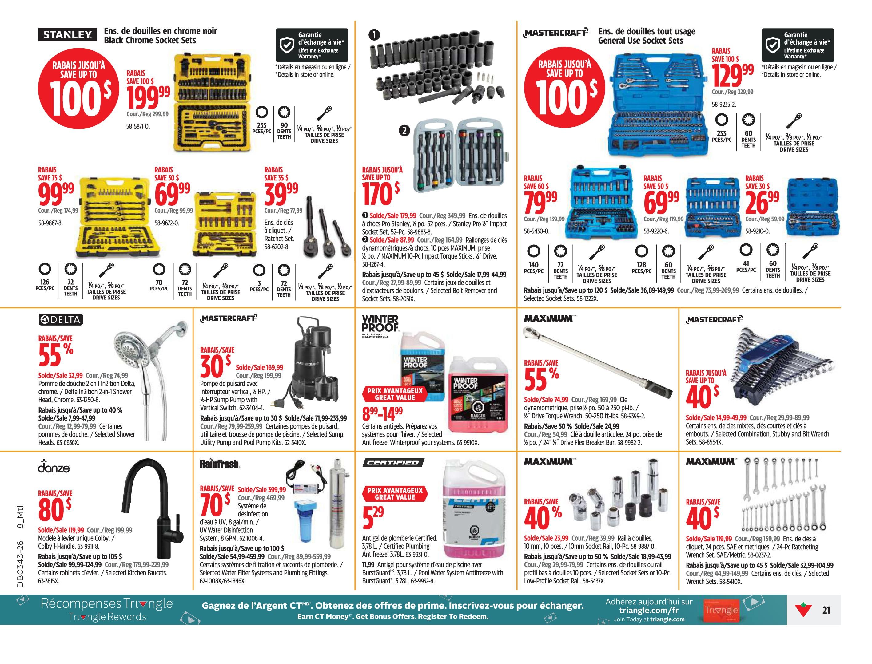 Canadian Tire (QC) Flyer October 22 to 28
