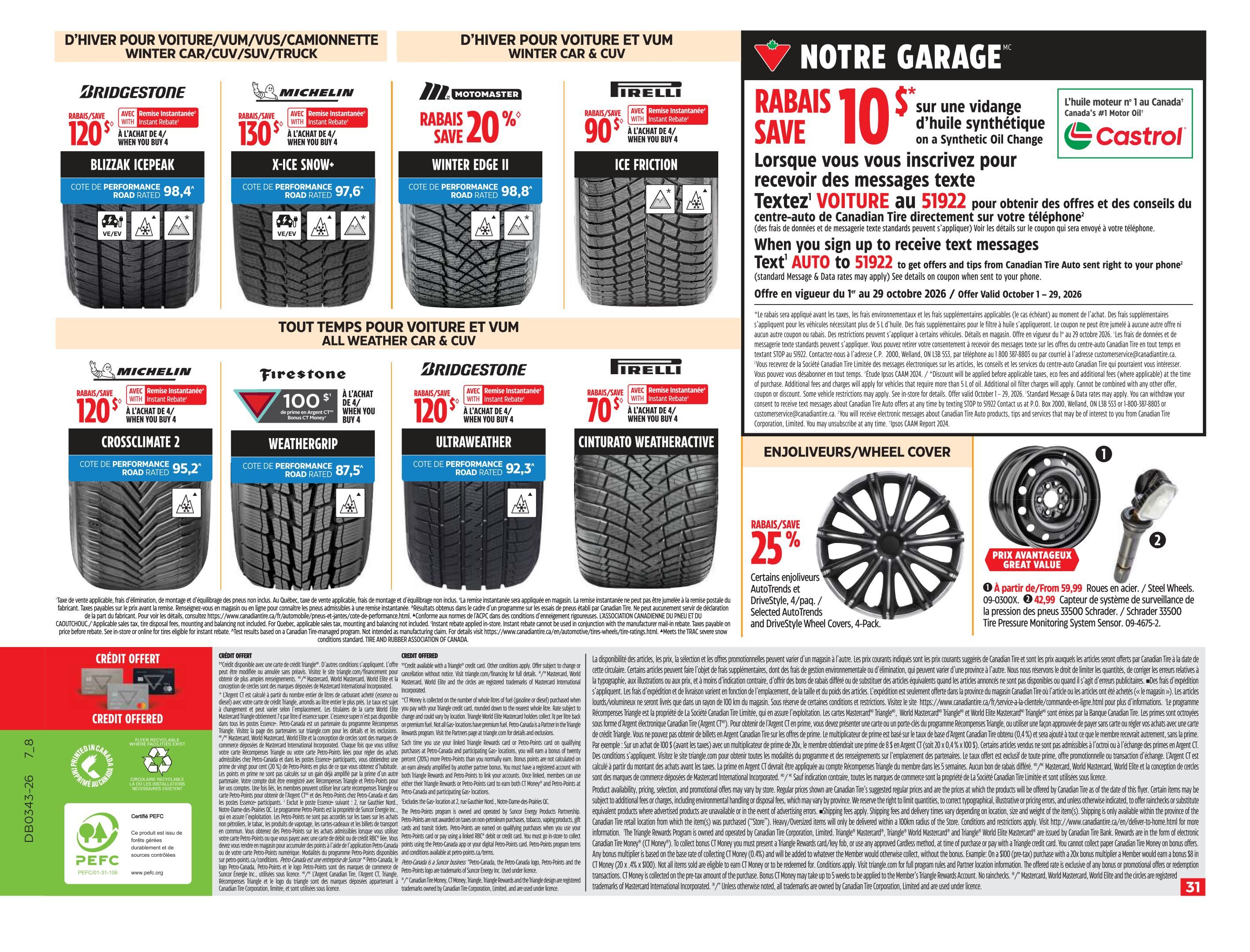 Canadian Tire (QC) Flyer October 22 to 28