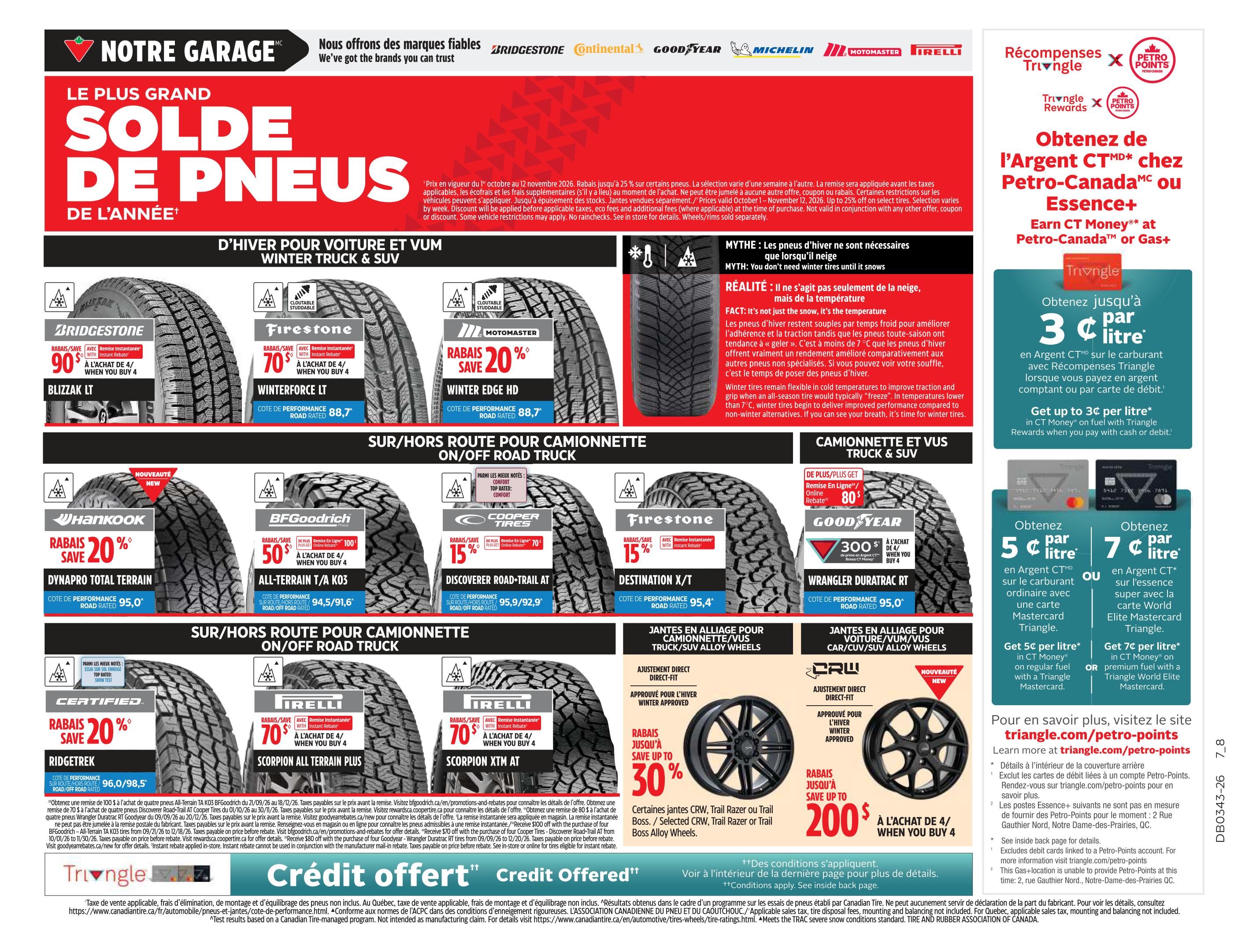 Canadian Tire (QC) Flyer October 22 to 28