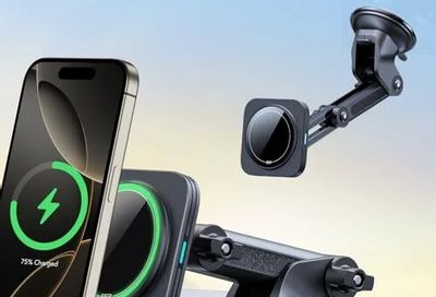 Amazon.ca: ESR MagSafe Car Mount Charger 15W for iPhone – $17.50 (62% Off)