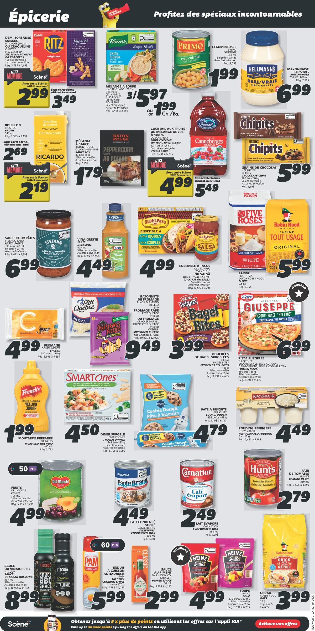 IGA (NB) Flyer October 22 to 28
