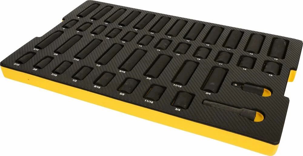 Princess Auto: DEWALT DWMT45443 impact socket set: 42 piece, 3/8", SAE + metric, normal + deep, foam tray for drawer Princess Auto: DEWALT DWMT45443 impact socket set: 42 piece, 3/8", SAE + metric, normal + deep, foam tray for drawer