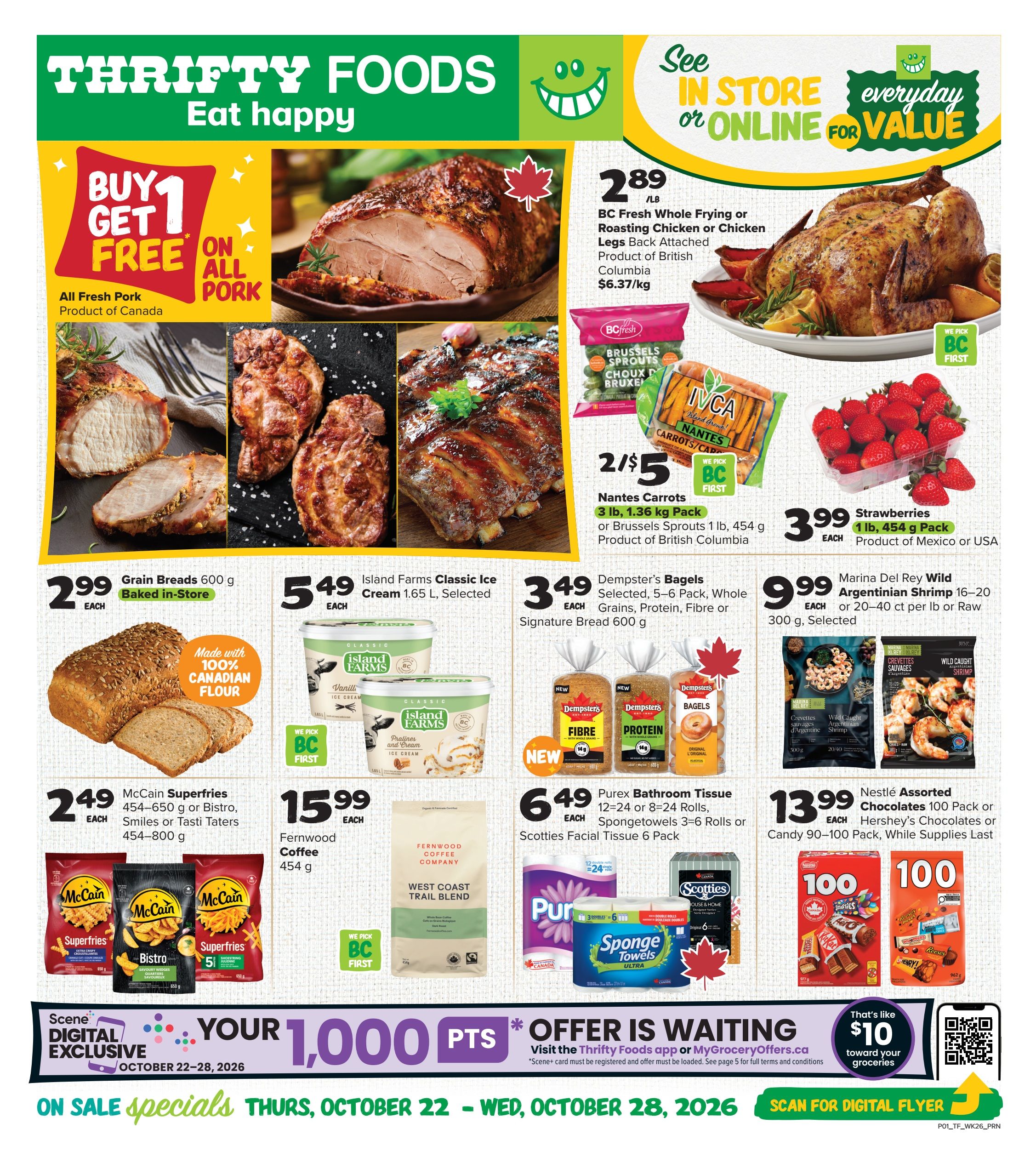 Thrifty Foods Flyer October 22 to 28