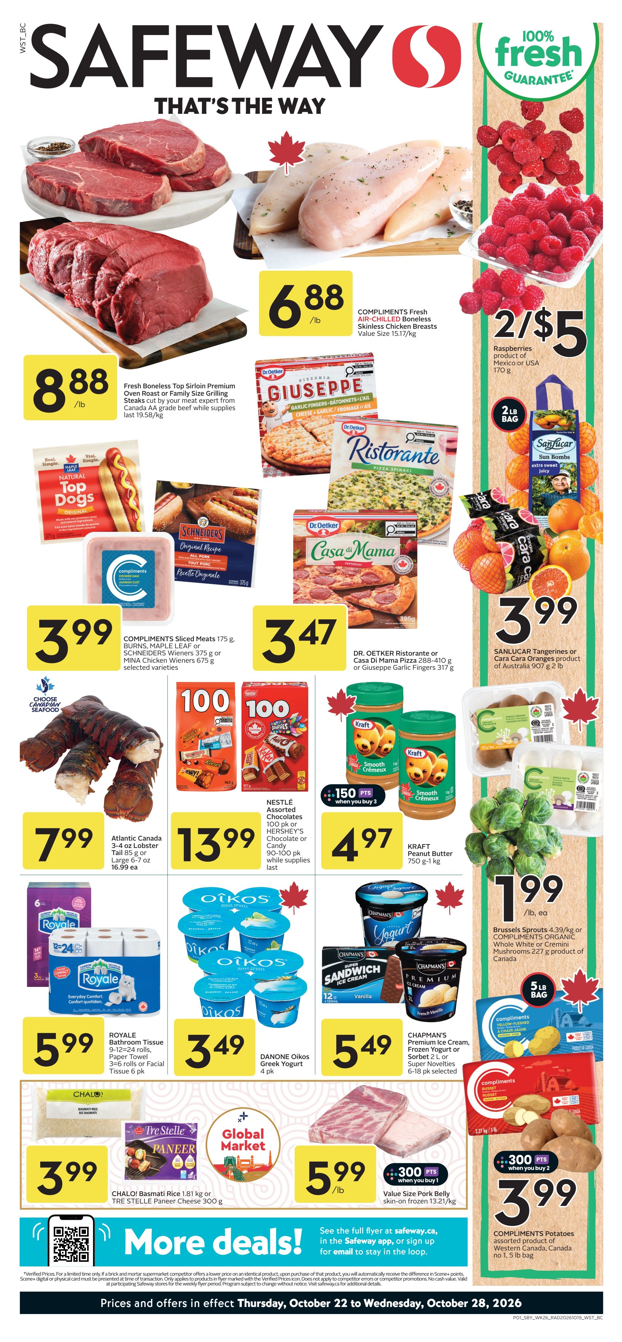 Safeway (BC) Flyer October 22 to 28